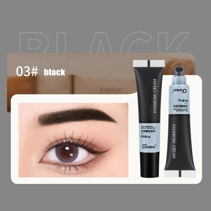 Rynx | Professional Henna Eyelash Eyebrow Color Tint 15-Minute Quick Tint Easy Dye Gel Eyelash Brown Black Shade Set