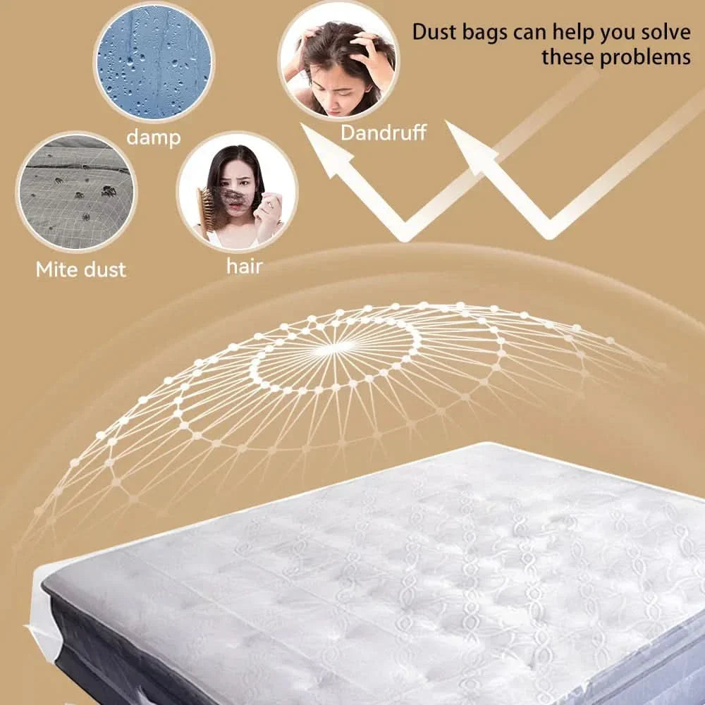 Lisslune | DUSTGUARD MATTRESS COVER – Waterproof mattress cover for storage – Protection against dust & moisture