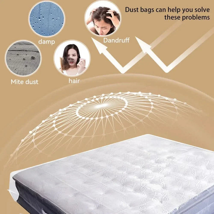 Lisslune | DUSTGUARD MATTRESS COVER – Waterproof mattress cover for storage – Protection against dust & moisture