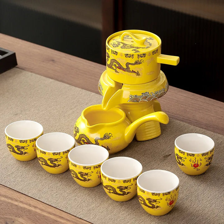 Lisslune | Mystic Sip Kung-Fu Ceramic Tea Set