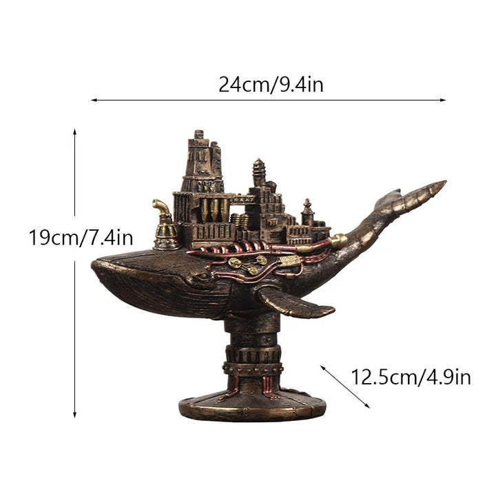Lisslune | Steampunk Octopus Mechanical Traveler Figurines Home Decors