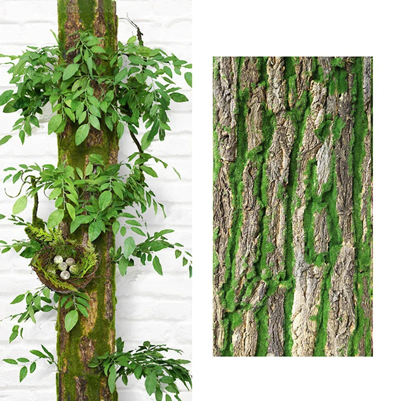 Lisslune | DIY Wall Decoration Green Plant Bark