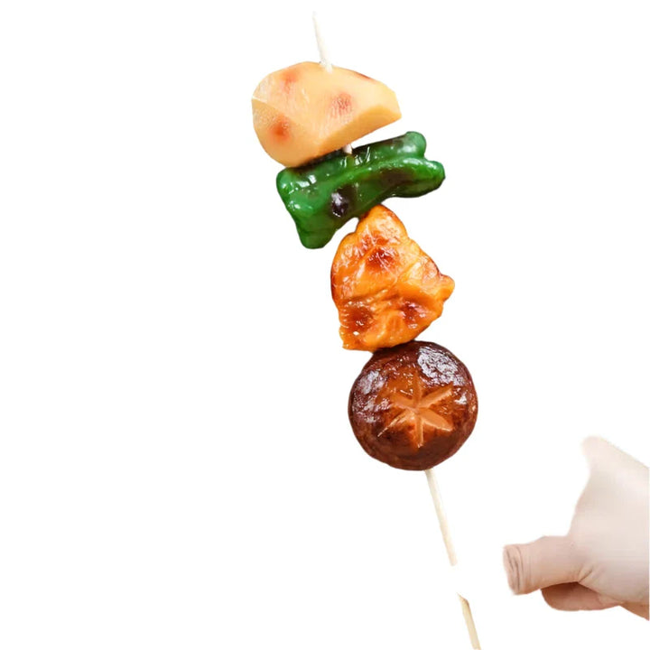 Lisslune | Realistic Barbecue Simulation Skewers for Creative Cooking Displays and Fun Play