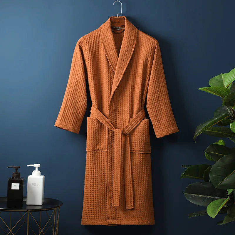 Lisslune | Bathrobe made of cotton – Soft breathable and perfect for home or spa