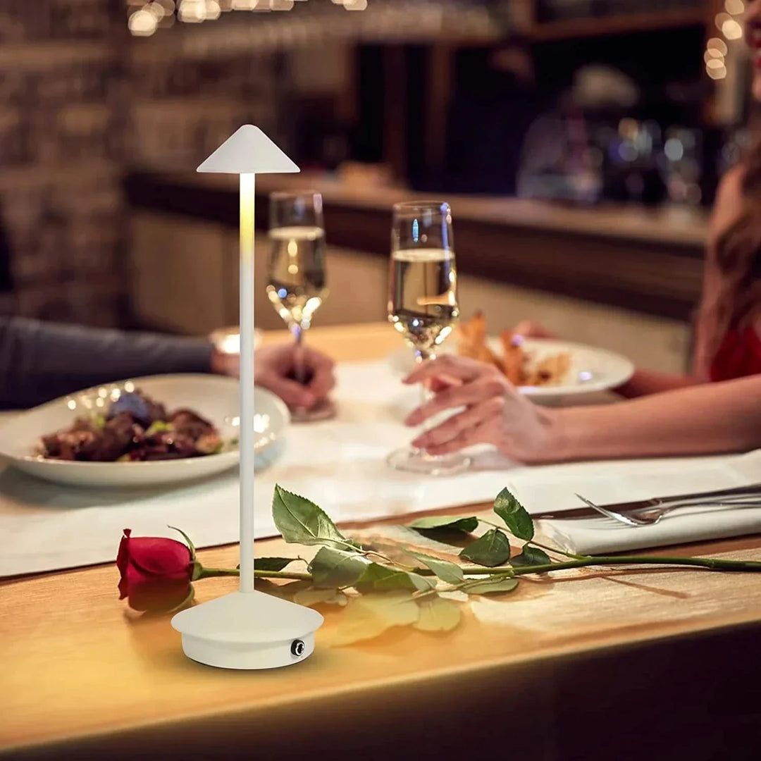 Lisslune | Rechargeable Table Lamp Creative Dining Room Touch Led Hotel Bar Coffee Pina Pro Table Lamp Decorative Desk Lamp