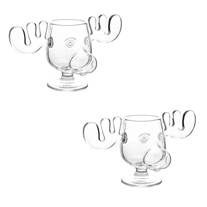 Lisslune | Nordic Antler Novelty Drinking Glass