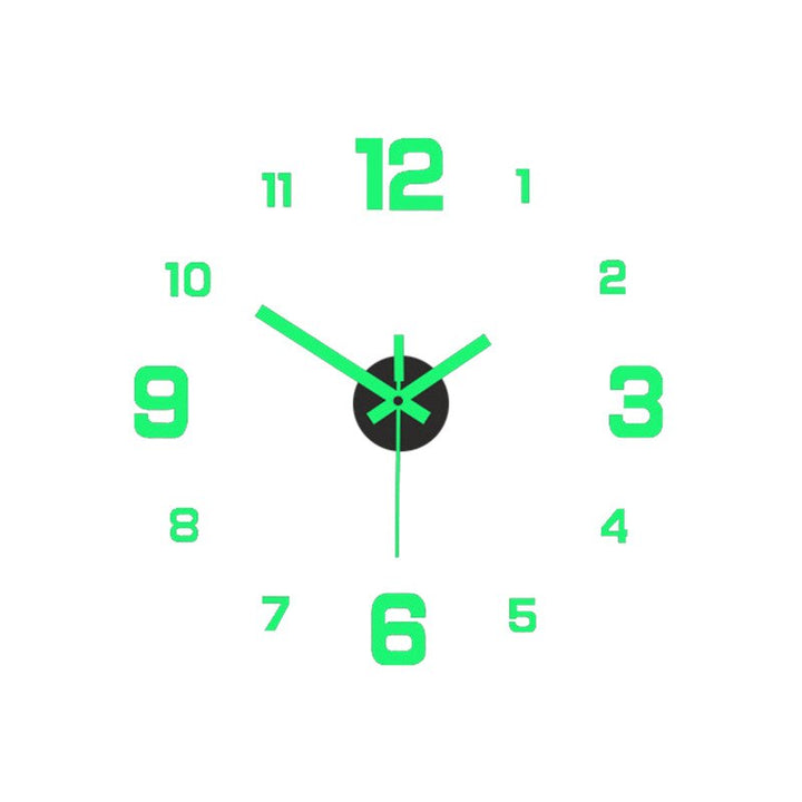 Lisslune | 3D Luminous Silent Wall Clock