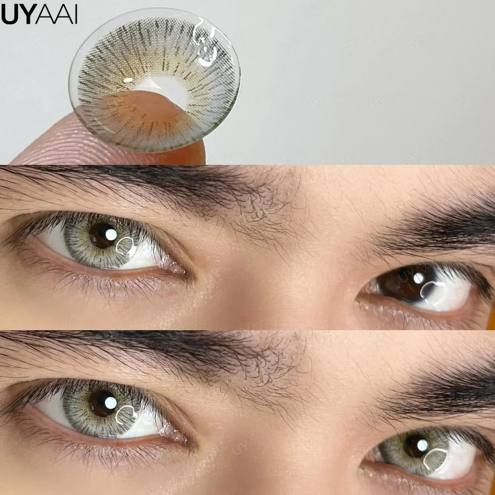 Rynx | 1 Pair Korean Lenses Black Spots Green Lenses Blue Lenses Gray Lenses Brown Lenses Colored Contact Lenses