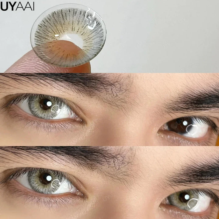 Rynx | 1 Pair Korean Lenses Black Spots Green Lenses Blue Lenses Gray Lenses Brown Lenses Colored Contact Lenses