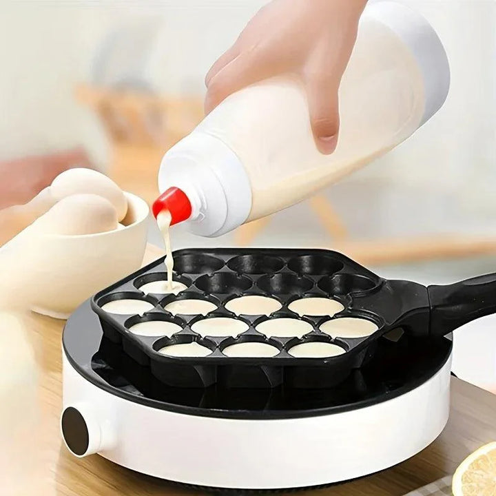 Lisslune | Effortless batter mixer with whisk ball for perfectly fluffy pancakes, cupcakes, and more