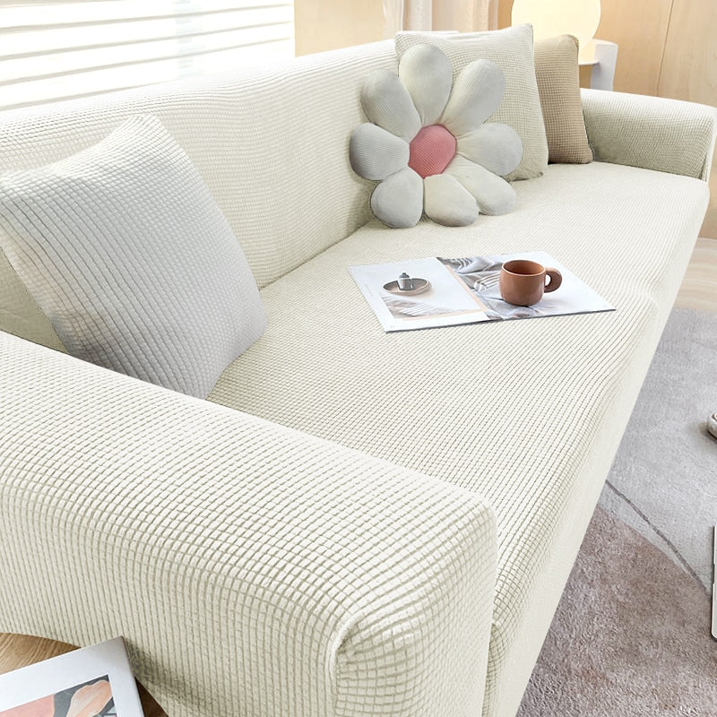 Lisslune | FlexiCover Elastic Sofa Cover – Protection Cover for Corner Sofas and Standard Sofas
