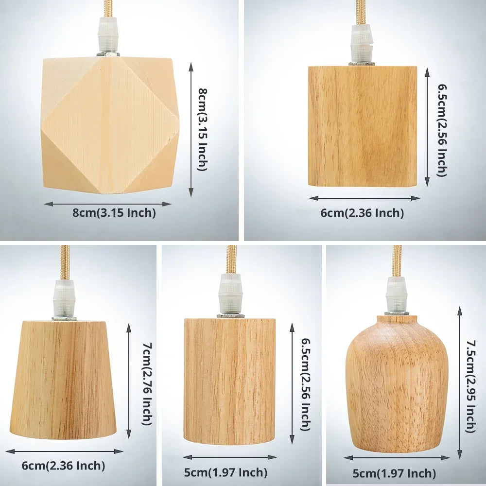 Lisslune | WoodHaven - stylish ceiling light made of wood