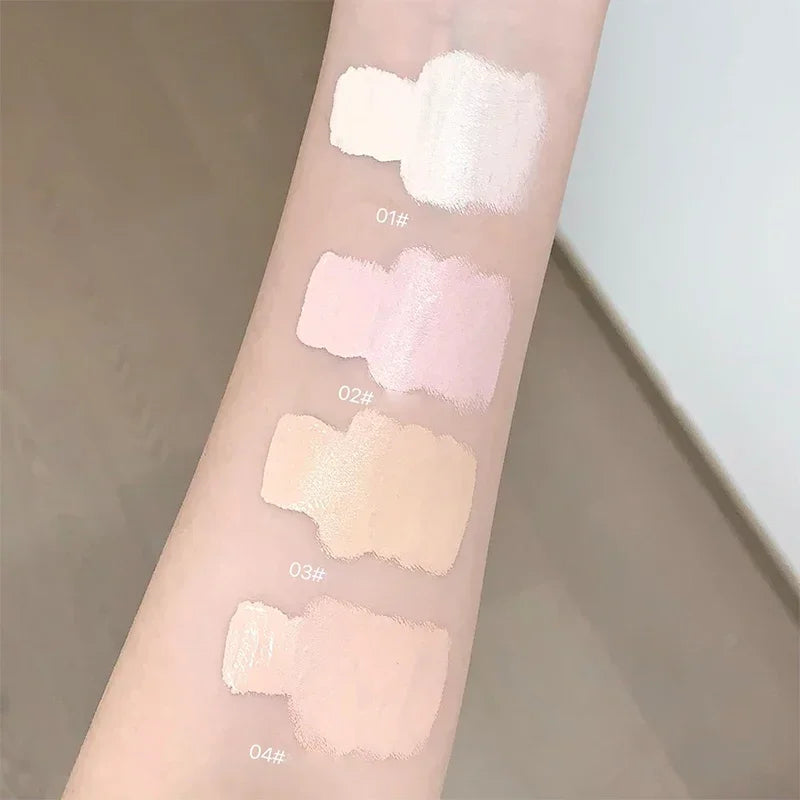 Lisslune | Pink Aufhellendes Flüssigconcealer Wasserdicht Öl Kontrollierend Feuchtigkeitsspendender Concealer Abdeckung Poren Dunkle Ringe Foundation Creme
