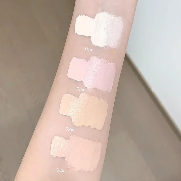 Lisslune | Pink Aufhellendes Flüssigconcealer Wasserdicht Öl Kontrollierend Feuchtigkeitsspendender Concealer Abdeckung Poren Dunkle Ringe Foundation Creme