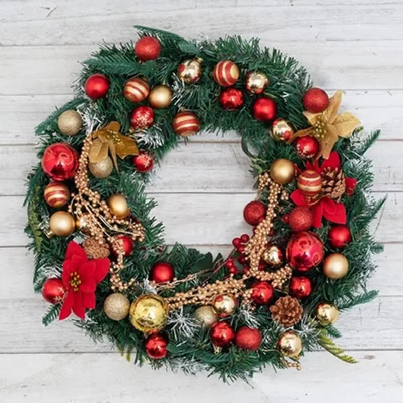 Rynx 50pcs/box 4cm Christmas balls ornament Xmas tree hanging ball pendant 2024 Christmas decoration for home 2025 New Year gifts