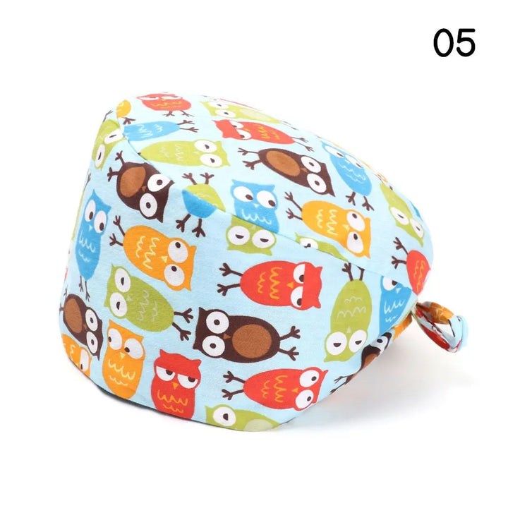 Lisslune | Adjustable surgical cap with ponytail holder and buttons