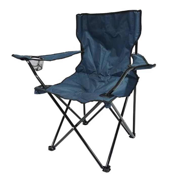 Lisslune | Portable Folding Camping Chair with Armrest, Backrest & Cup Holder
