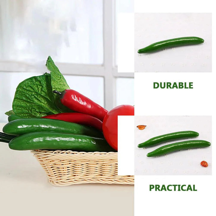 Lisslune | Realistic Artificial Cucumber for Stunning Home Decoration and Photography Props