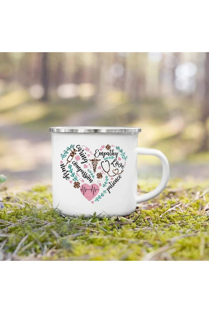 Lisslune | Life Enamel Coffee Mug