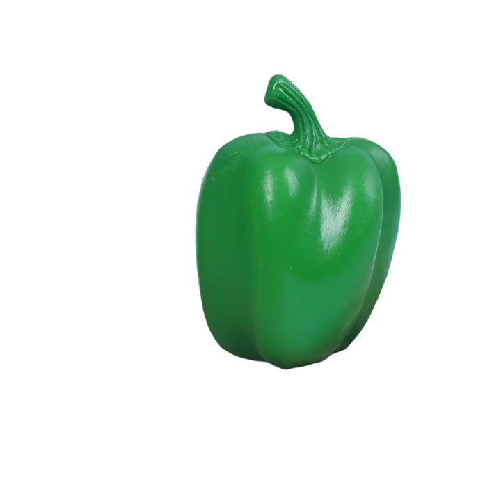 Lisslune | Realistic Red Pepper & Carrot Decorative Props: 2-Piece Artificial Vegetable Set for Dining and Photography
