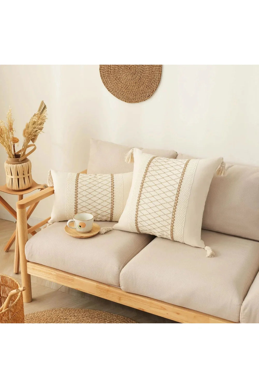 Lisslune | Crochet Tassel Cushion Cover