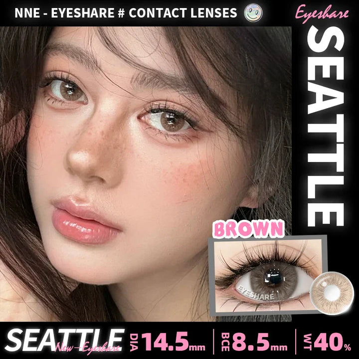 Rynx | 1 pair natural colored contact lenses pink contact purple gray eye colored lenses colored makeup soft beautiful pupil