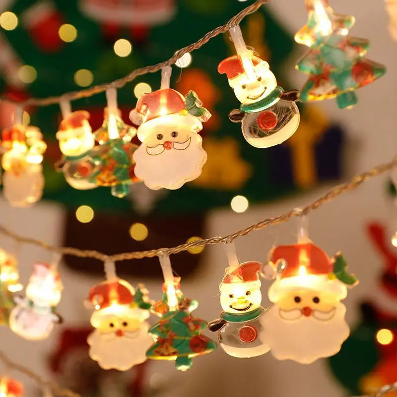 Rynx Christmas Tree LED Fairy Light String 1.5M 10LED Xmas Hanging Light Fairy Light Garland Home Decor Ornament New Year Gifts