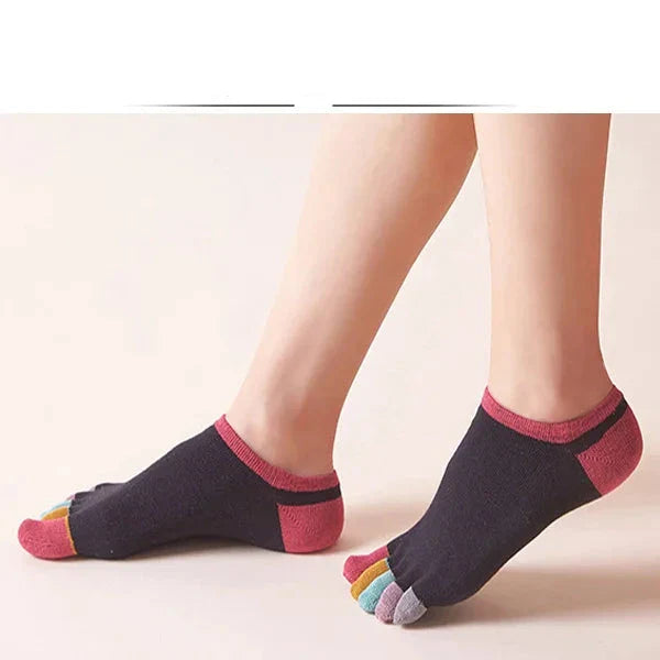 Lisslune | Colorful Toe Socks (5 Pairs)