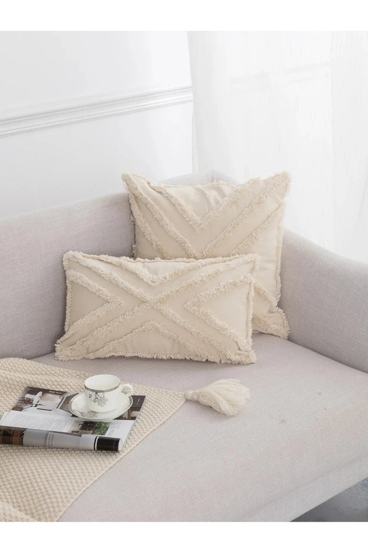 Lisslune | tufted Bohemian pillowcase
