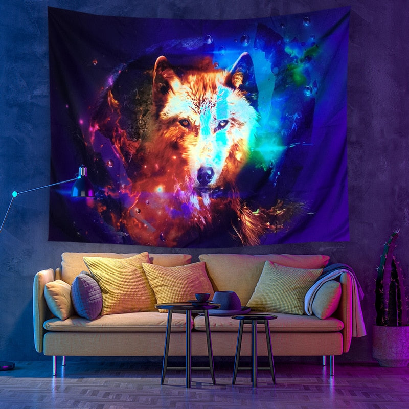 Lisslune | Colorful Glowing Luminous Tapestry