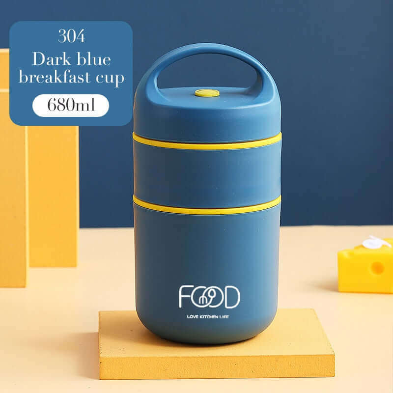 Lisslune | LunchBuddy Premium Lunch Box | Leak-Proof & Sustainable | Bento Box with Compartments | Ideal for Work & School