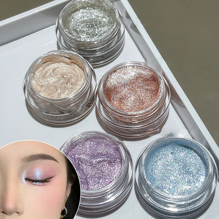 Rynx | Highlighter Gel Eyeshadow Brightening Purple Apricot Powder Shine Water Light Contour Face Body Eyes Illuminator Makeup
