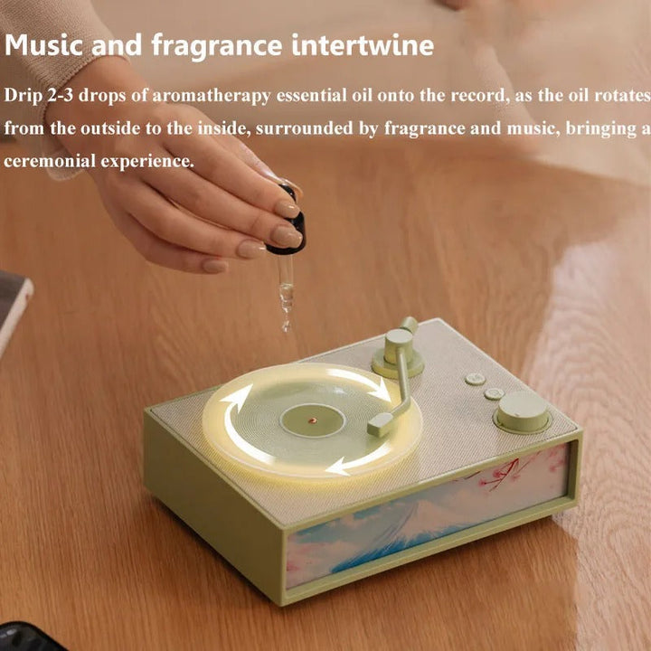 Lisslune | Vintage Design & LED Mood Lighting Wireless Aromatherapy Speaker