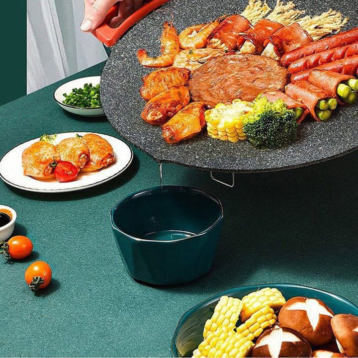 Lisslune | Smokeless Non-stick Plate Electric Grill