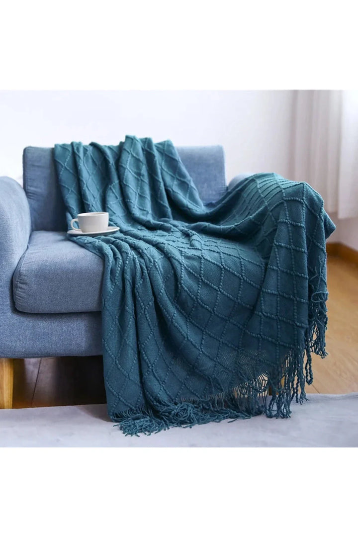Lisslune | dune textured throw blanket