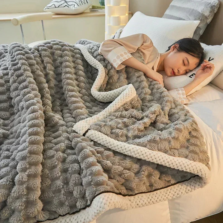 Lisslune | TurtleVelvet | Autumn Flannel Blanket