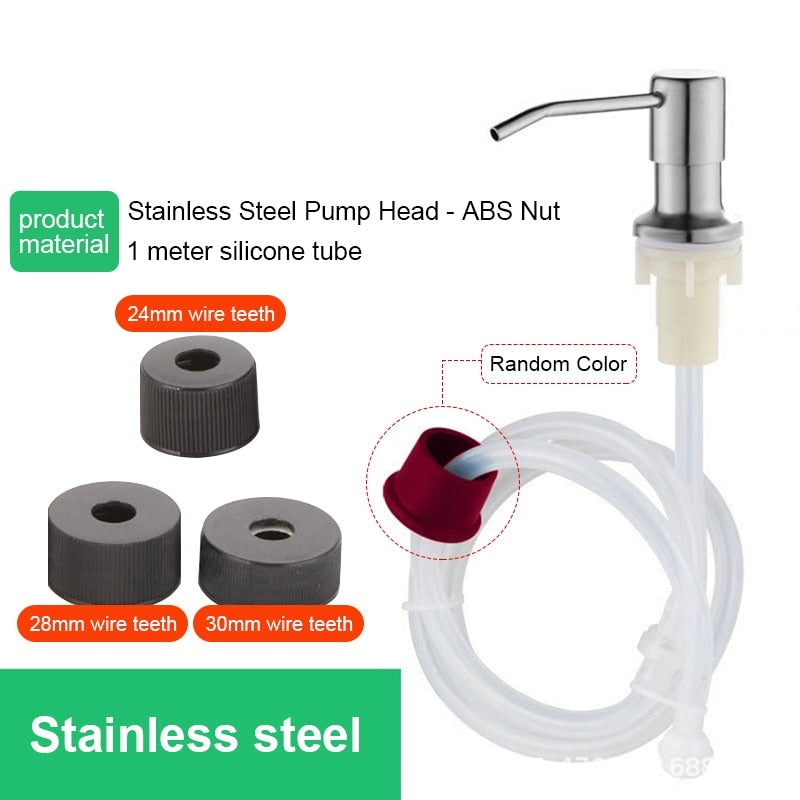 Lisslune | Kitchen Sink Built-in Liquid Soap Dispenser Kit
