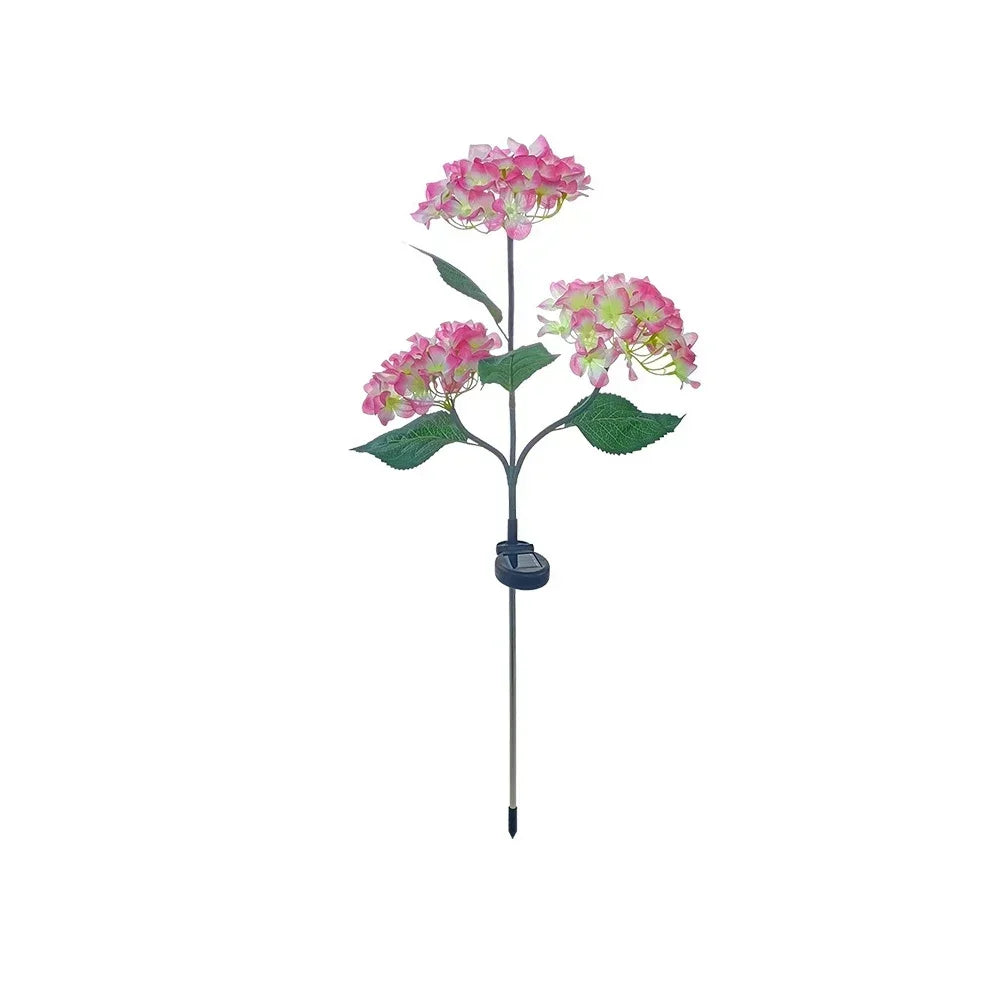 Lisslune | Soft Pink Glow Solar LED Flower Garden Light