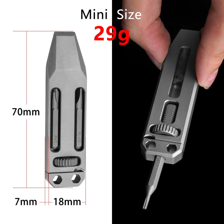 Lisslune | Titanium Alloy Telescopic Camping EDC Multifunctional Tool