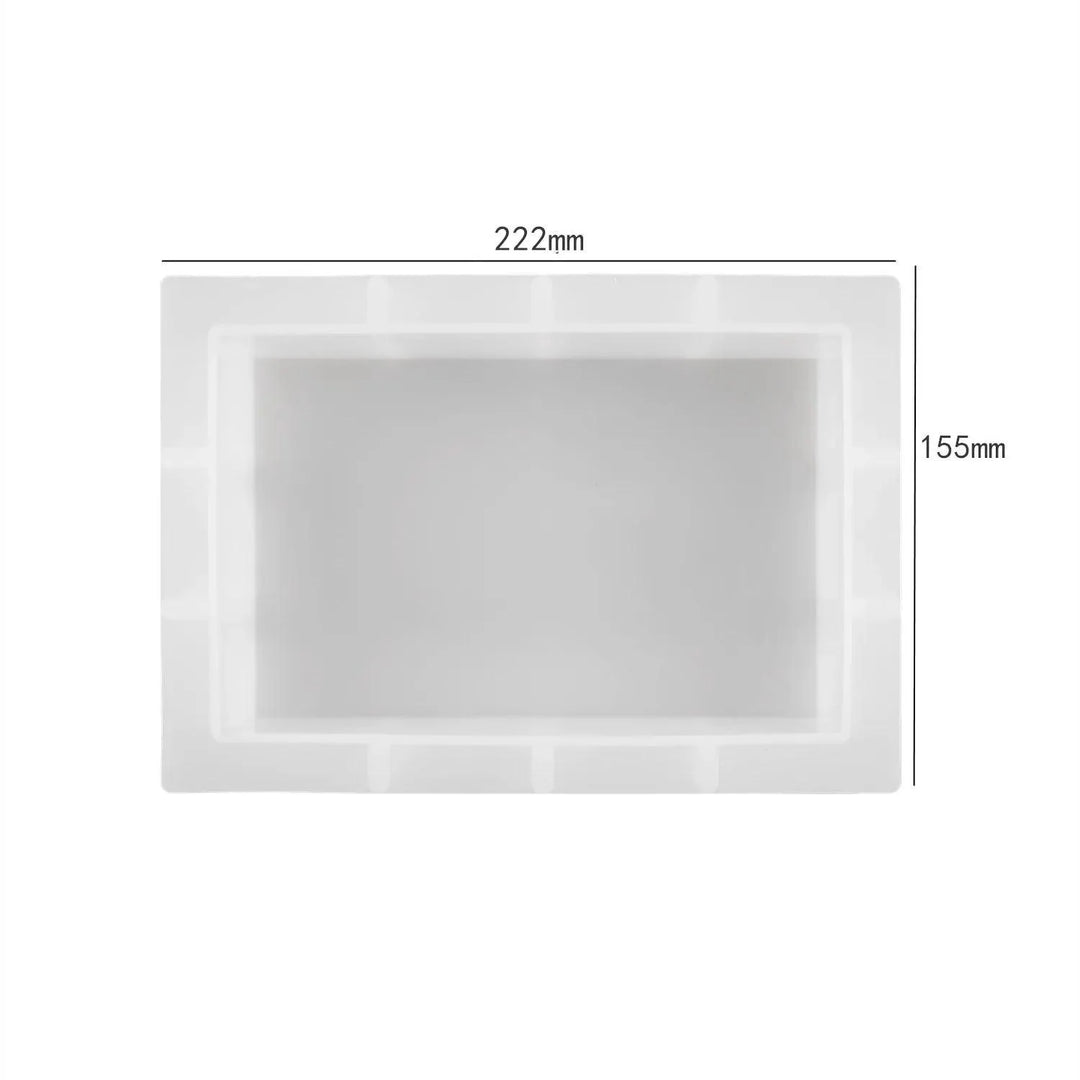 Lisslune | DIY Crystal Silicone Resin Molds – Large Cube, Heart, Round and Rectangular Geometry Molds for Resin Pouring