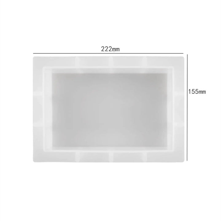 Lisslune | DIY Crystal Silicone Resin Molds – Large Cube, Heart, Round and Rectangular Geometry Molds for Resin Pouring