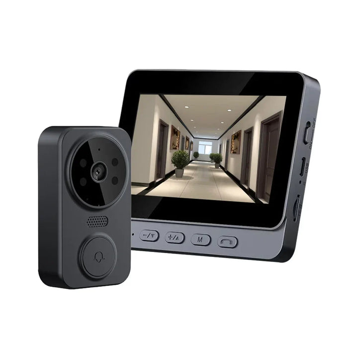 Lisslune | Wireless Video Doorbell with 4.3" IPS Screen & Night Vision