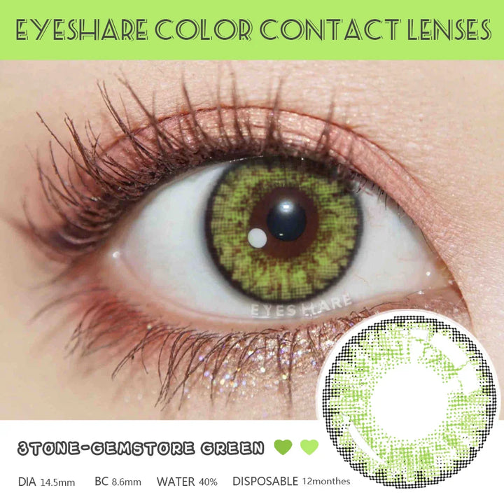 Rynx | 1 Pair Colored Contact Lenses for Eyes Cosplay Lenses for Eyes Blue Contact Lenses Fashion Brown Eye Lens Beauty Makeup