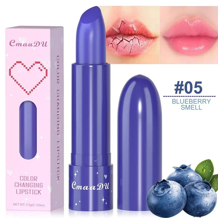 Rynx |6Color Waterproof Fruit Color Toning Gloss Changing Moisturizing Nourishing Glow Play Lip Balm Lip Color Care