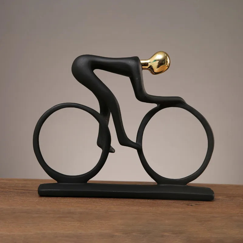 Lisslune | Cyclist Figurine Sculpture