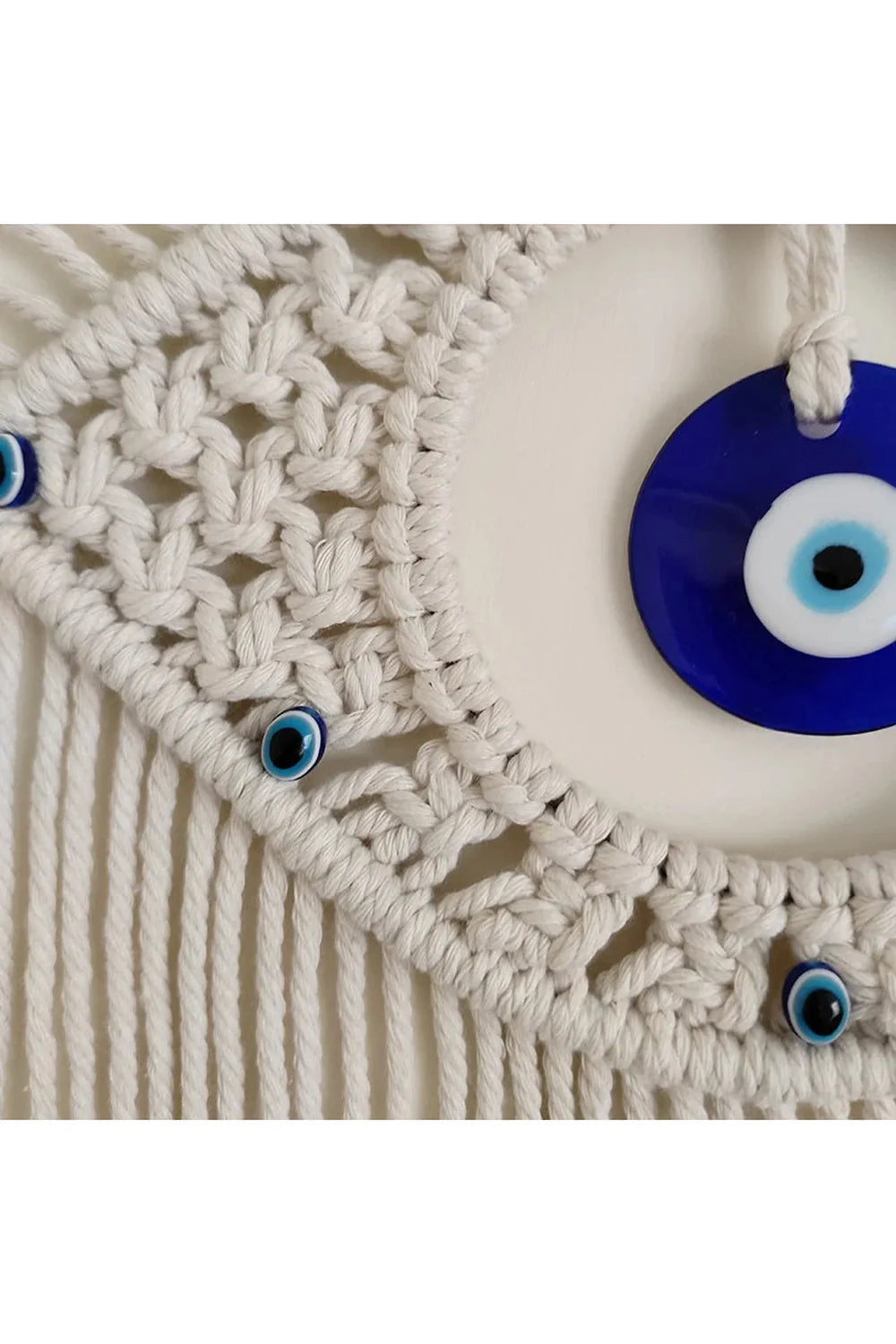 Lisslune | evil eye macrame wall hanging