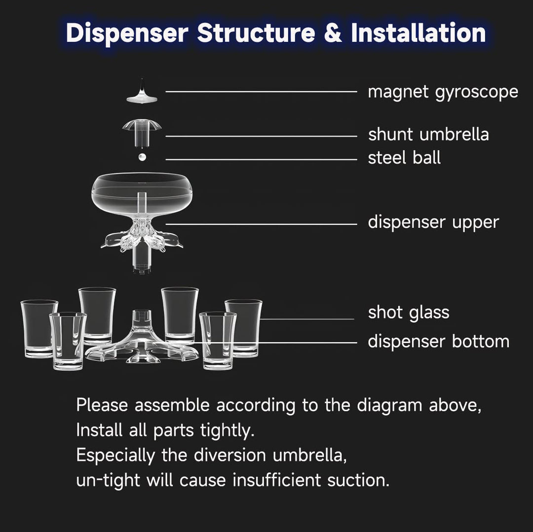 Lisslune | 6 Shot Dispenser