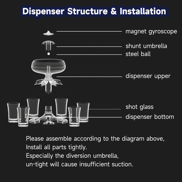 Lisslune | 6 Shot Dispenser
