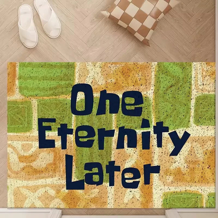 Rynx | Cuttable PVC Letters Welcome Doormat Funny Message Entrance Mat Carpet Anti Dust Door Mat Outdoor Home Decor