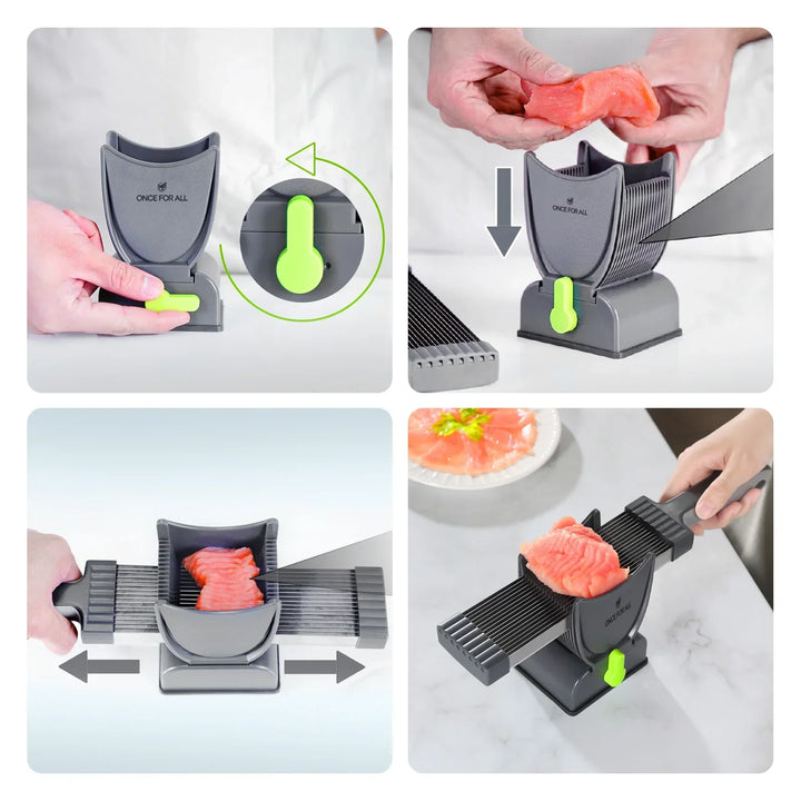 Lisslune | Multifunctional Stainless Steel Manual Meat Cutter Tool
